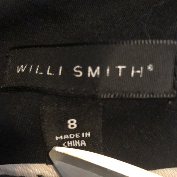 Willi Smith short tux  women’s jacket size 8/satiny lapels/lined/pleated back - Picture 5 of 17